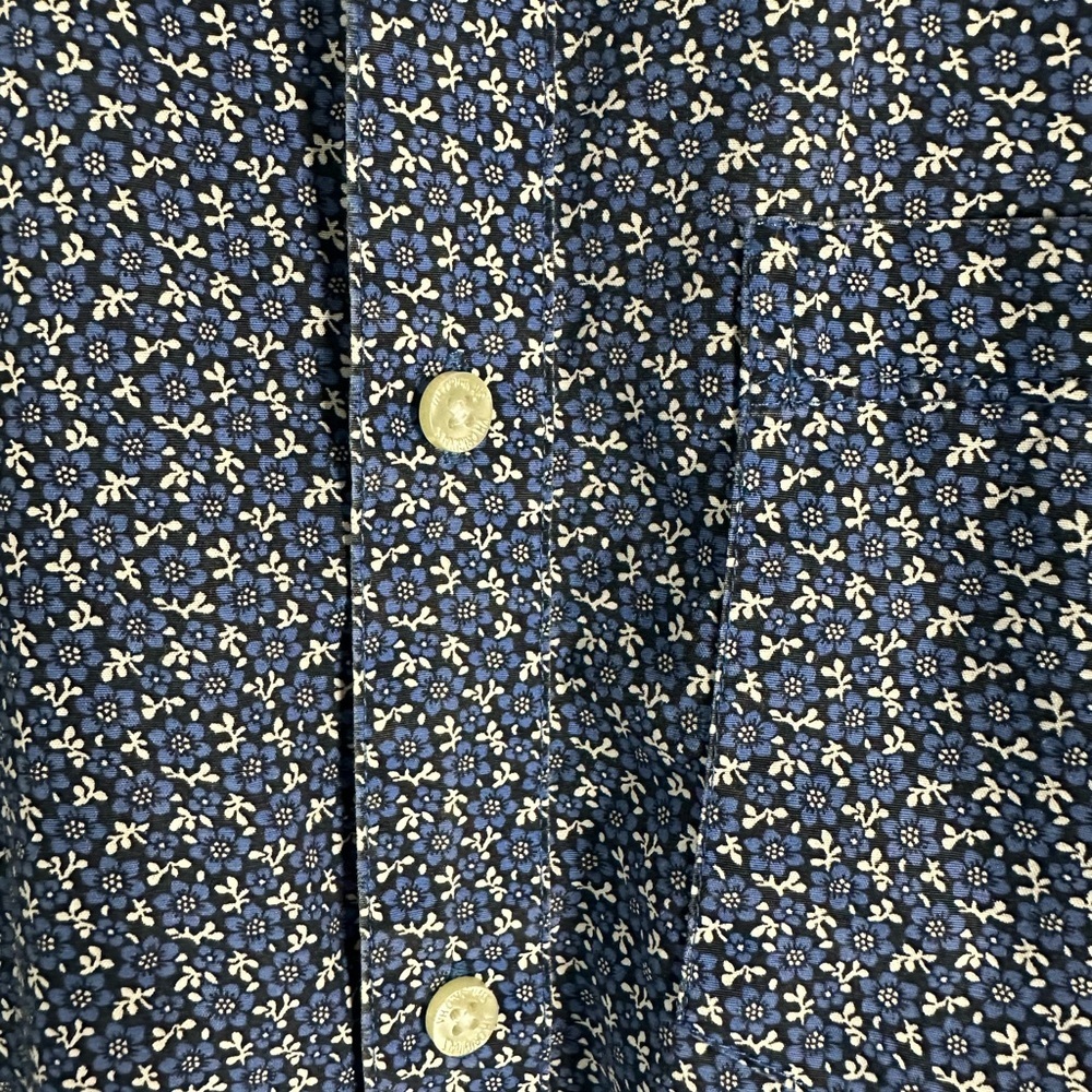 Van Heusen slim flit floral button down size small - Picture 2 of 4